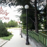 Gusseisen Kandelaber für Außenbeleuchtung R1-1a