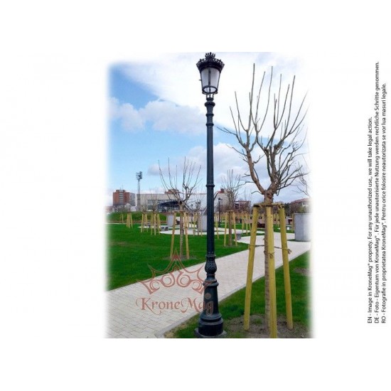 Gusseisen Kandelaber für Außenbeleuchtung R1-1b