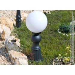 Gusseisen Pollerleuchten für Außen, Wegeleuchten, Standleuchten SI-925 KUGEL 300