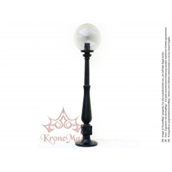 Gusseisen Pollerleuchten für Außen, Wegeleuchten, Standleuchten SI-941 KUGEL 300