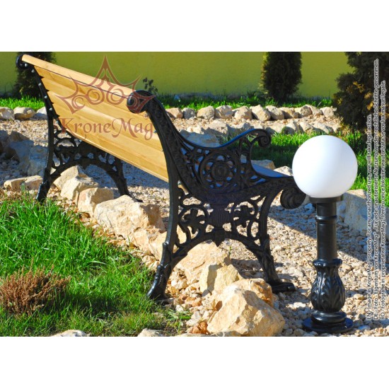 Gusseisen Pollerleuchten für Außen,Wegeleuchten,Standleuchten SI-951 KUGEL 200