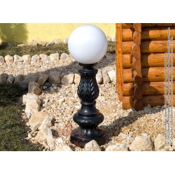 Gusseisen Pollerleuchten für Außen, Wegeleuchten, Standleuchten SI-982 KUGEL 300