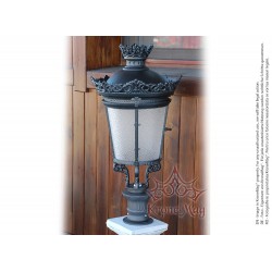 Gusseisen Pollerleuchten für Außen, Wegeleuchten, Standleuchten MS-VILLA-PALASIO