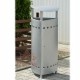 Abfallbehälter für Außen URBAN 16.C mit Schutzdach