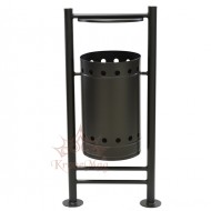 Abfallbehälter für Außen URBAN 4.C mit Schutzdach