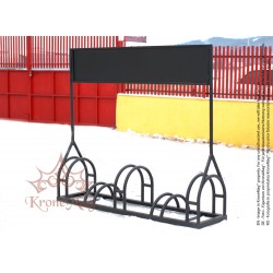 Fahrradparker mit Werbeständer BIKE-5.P