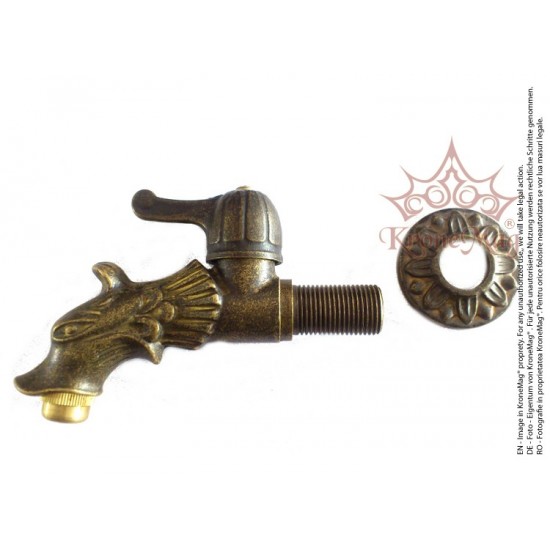 Messinghahn 1/2" MILANO für den Gartenbrunnen Messinghahn 1/2" MILANO für den Gartenbrunnen