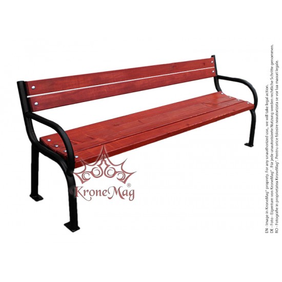 Parkbank,Sitzbank Metall Holz KASSEL