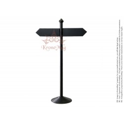 Wegweiser, Werbeschild, Richtungsanzeiger auf Mast L420-INDICO.2S