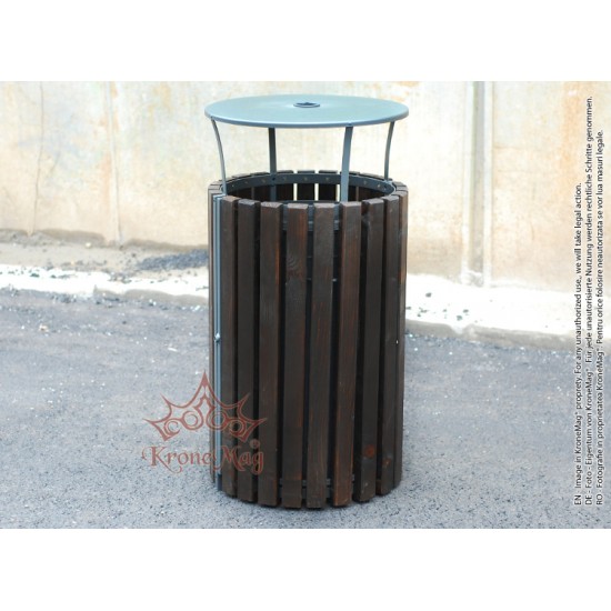 Abfallbehälter mit Ascher URBAN 10.ALBA.CS Abfallbehälter mit Ascher URBAN 10.ALBA.CS